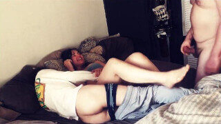 Trio con la coppia cuckold